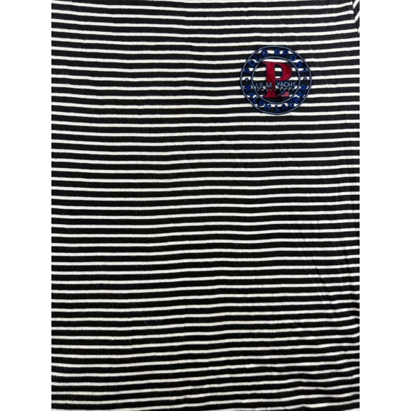 Ralph Lauren Striped Tee Nautical Patch Short‎ Sleeve Top - Picture 2 of 9